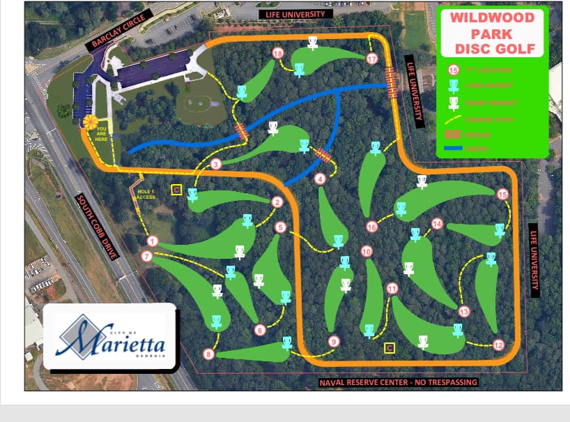 Wildwood Park Disc Golf Course